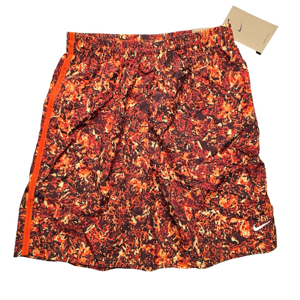 Nike Dri-FIT Training Shorts Kids XL Lava Print Athletic